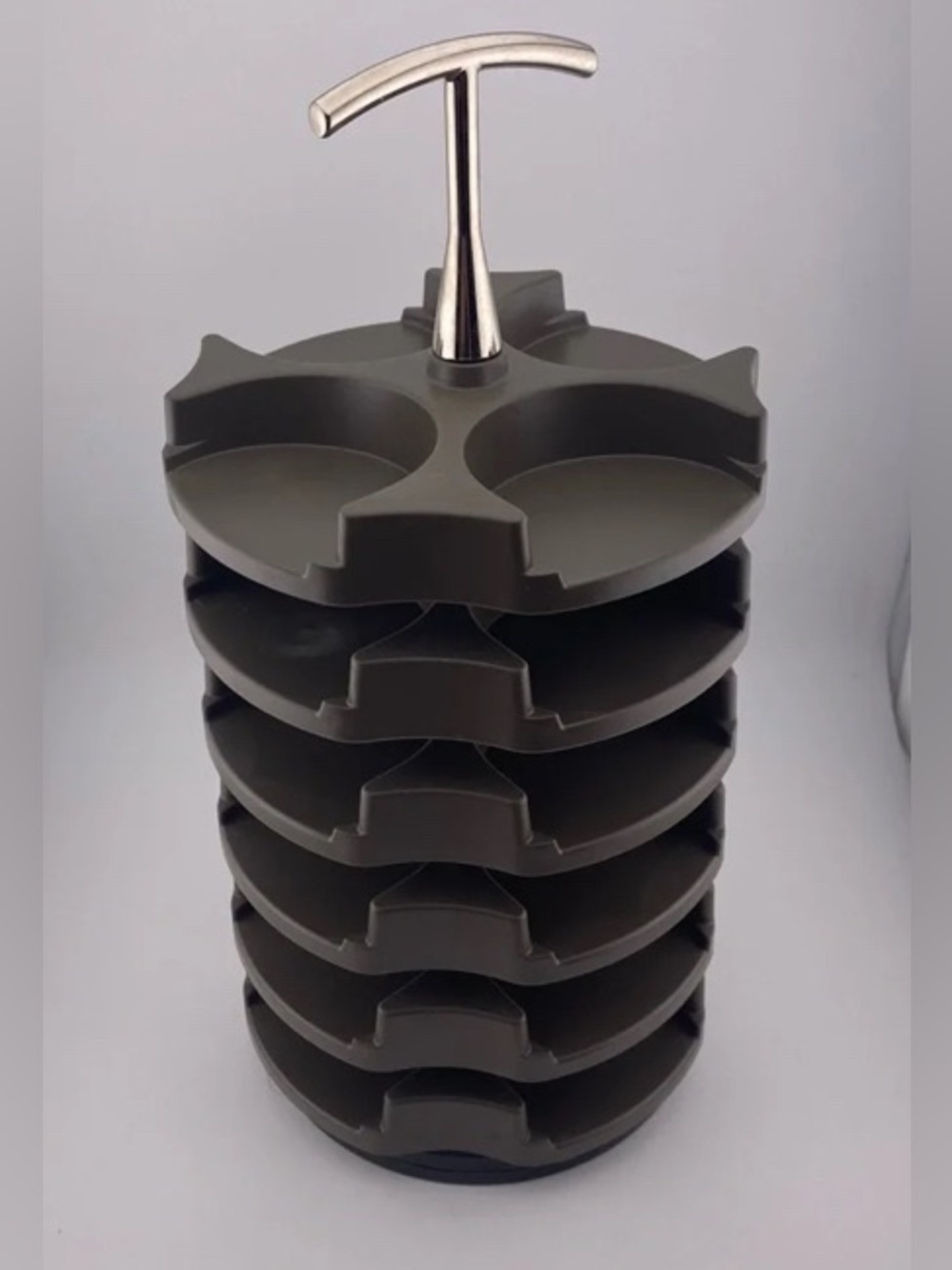 Stamp’in Up Rotating Embellishments Holder. Stackable 6-Tier with Metal Handle
